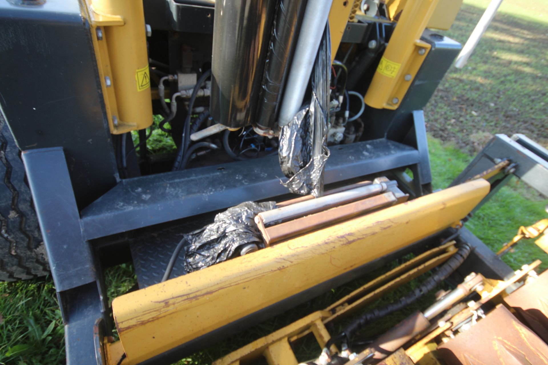 Tanco Autowrap 1418S static automatic bale wrapper. Bale count 39,497. 3,257 hours. With self- - Image 18 of 32