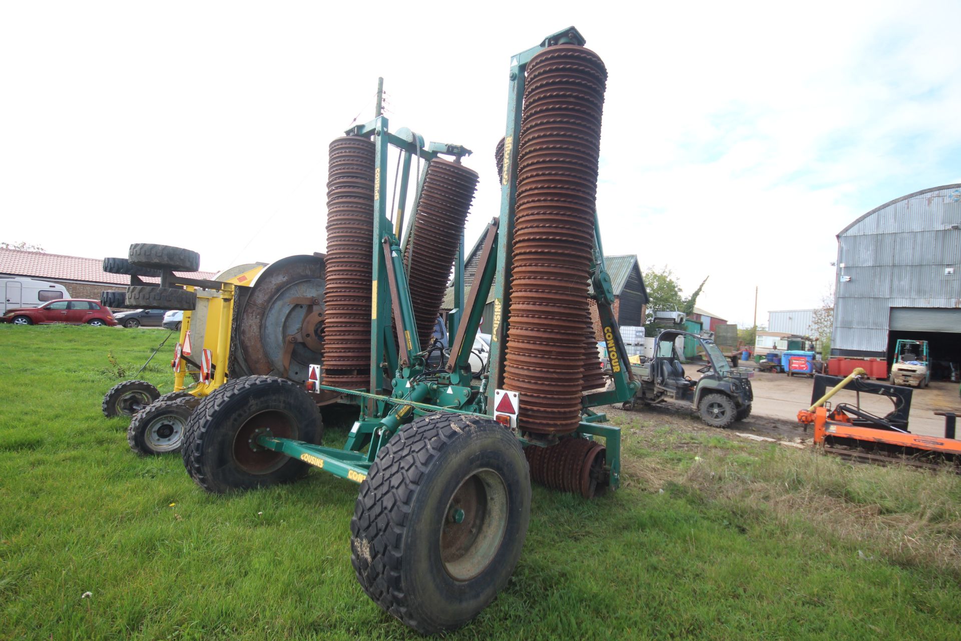 Cousins 12m vertical folding rolls. With breaker rings. 2005. Owned from new. V - Image 3 of 47