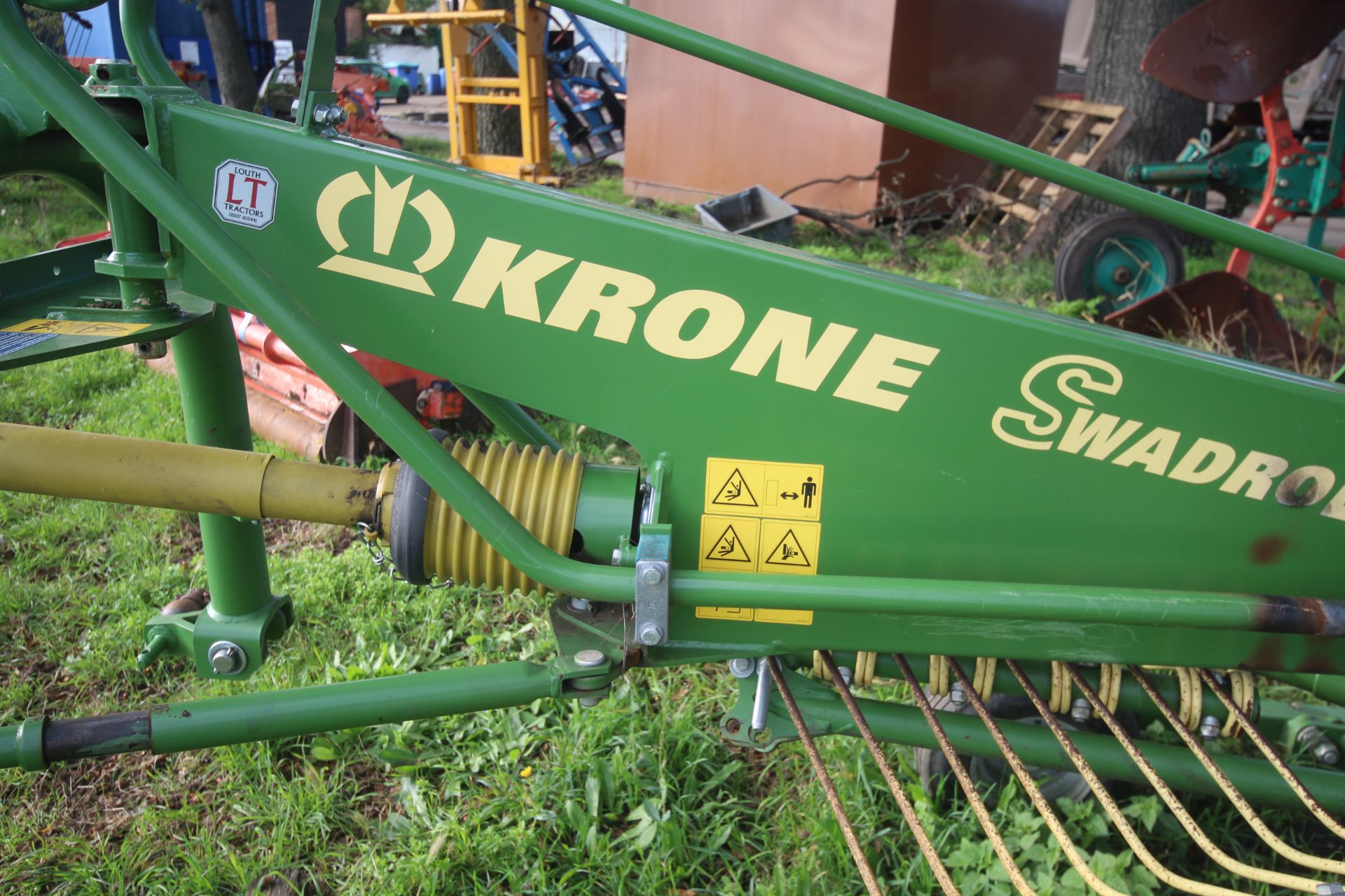 Krone Swadro 46 4.6m single rotor mounted rake. 2019. Owned from new. V - Image 22 of 26