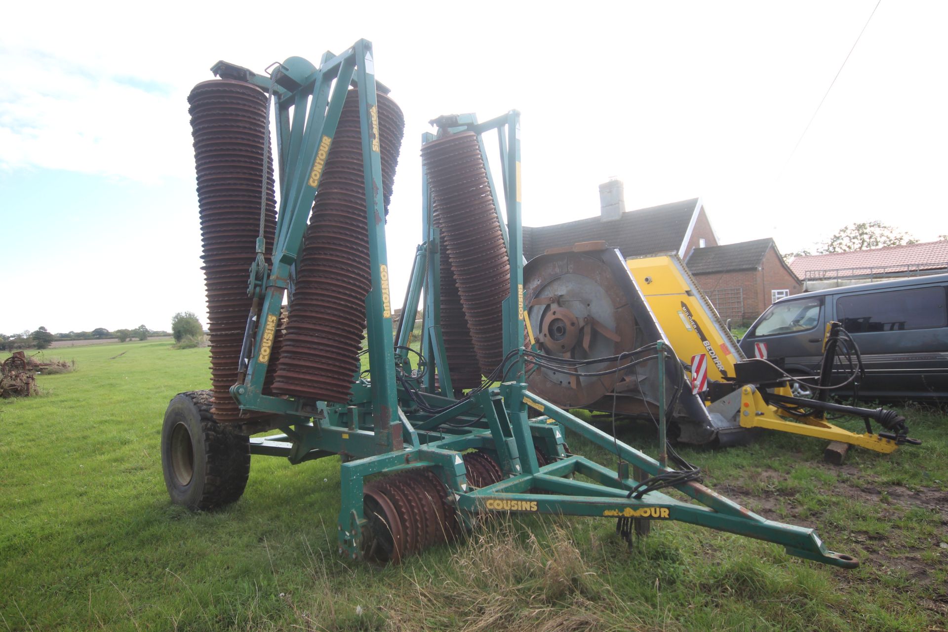 Cousins 12m vertical folding rolls. With breaker rings. 2005. Owned from new. V - Image 2 of 47