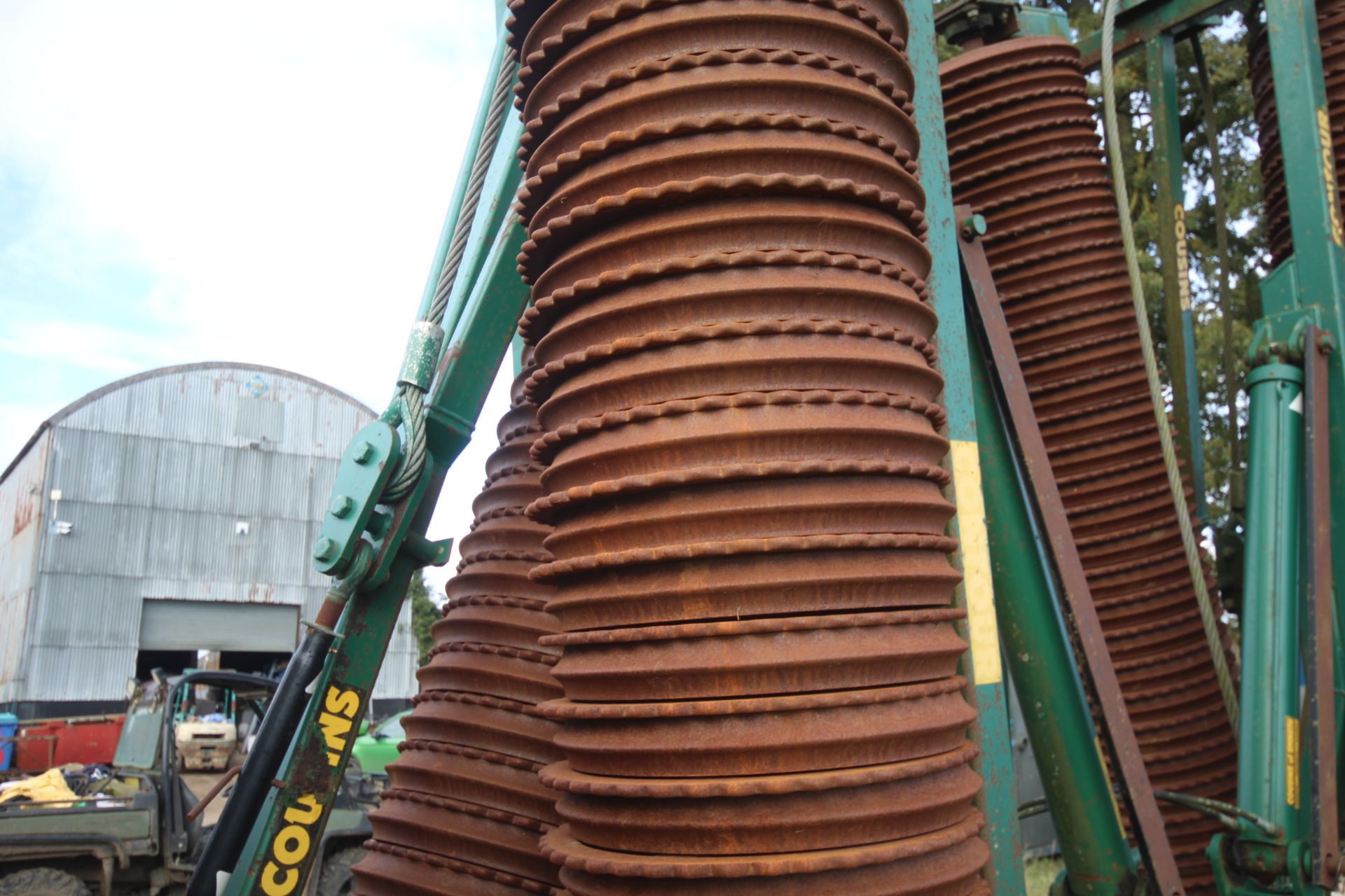 Cousins 12m vertical folding rolls. With breaker rings. 2005. Owned from new. V - Image 19 of 47