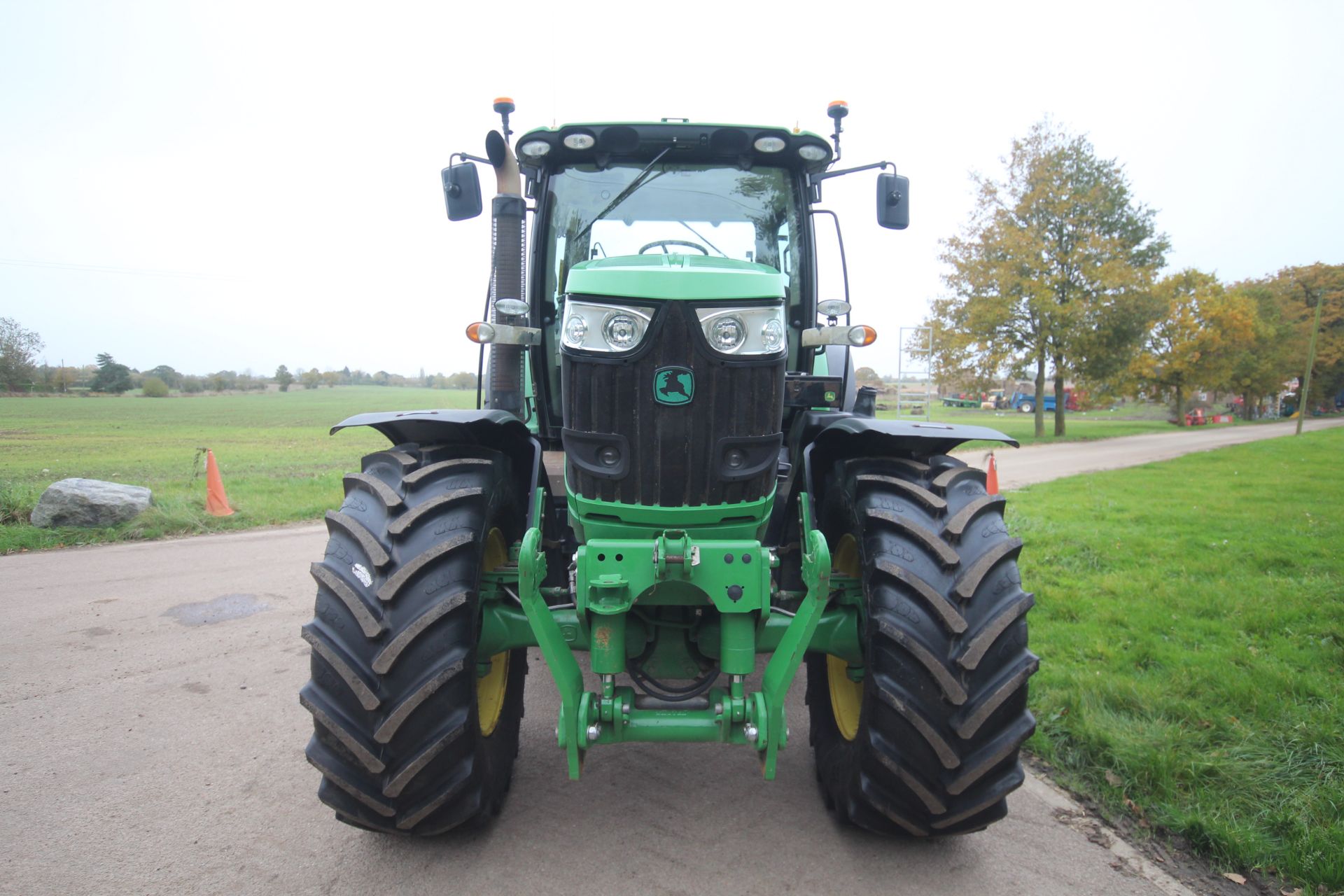 John Deere 6210R 4WD tractor. Registration AU12 CAA. Date of first registration 12/04/2012. Serial - Image 8 of 118