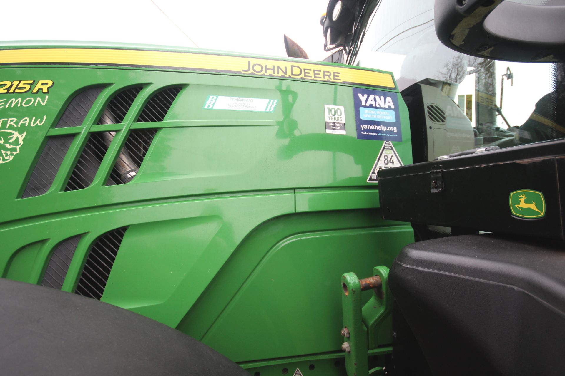 John Deere 6215R 4WD tractor. Registration CX18 WTV. Date of first registration 17/05/2018. Serial - Image 73 of 116