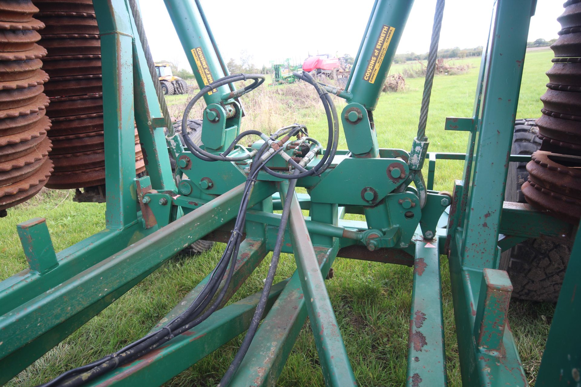 Cousins 12m vertical folding rolls. With breaker rings. 2005. Owned from new. V - Image 14 of 47