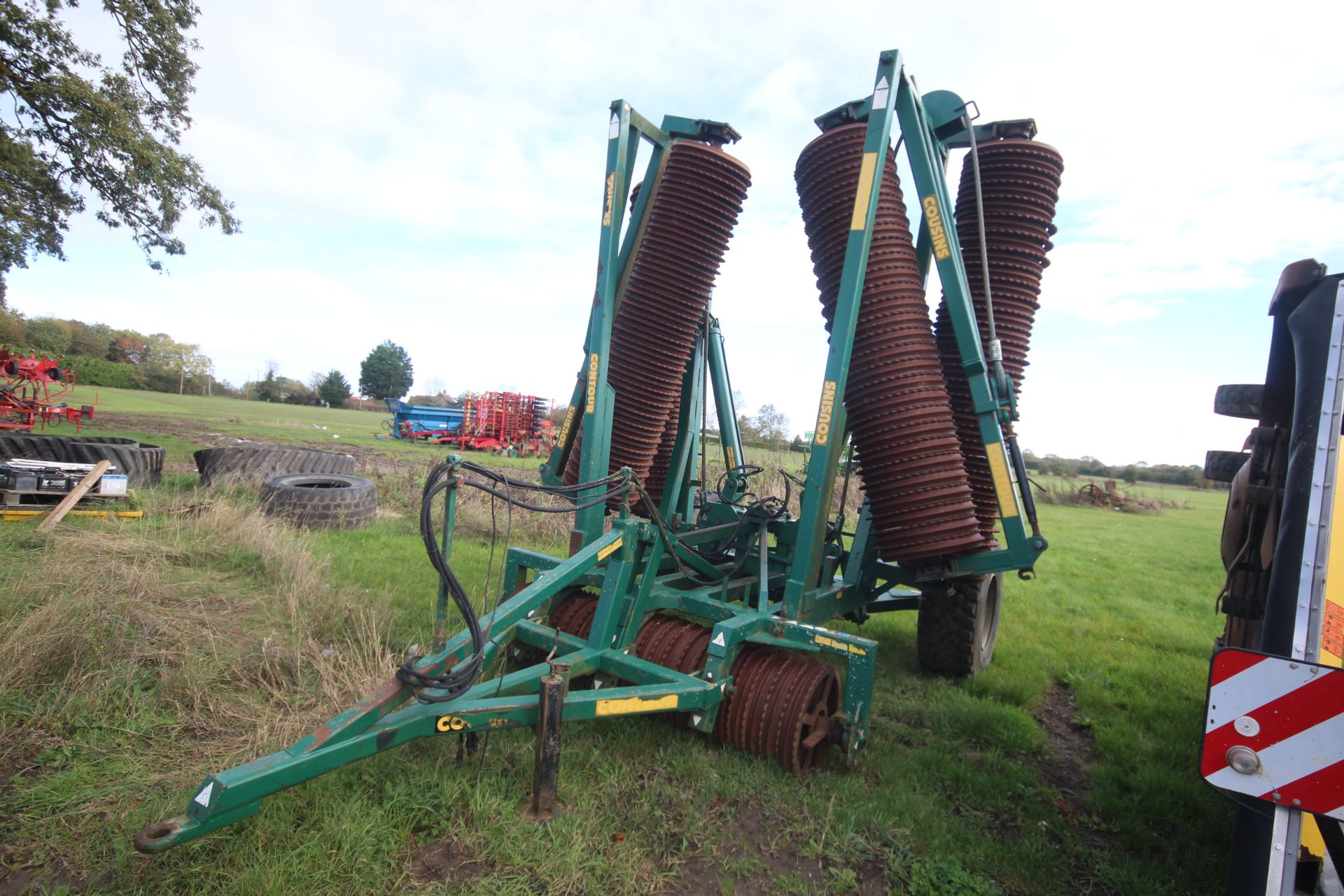 Cousins 12m vertical folding rolls. With breaker rings. 2005. Owned from new. V