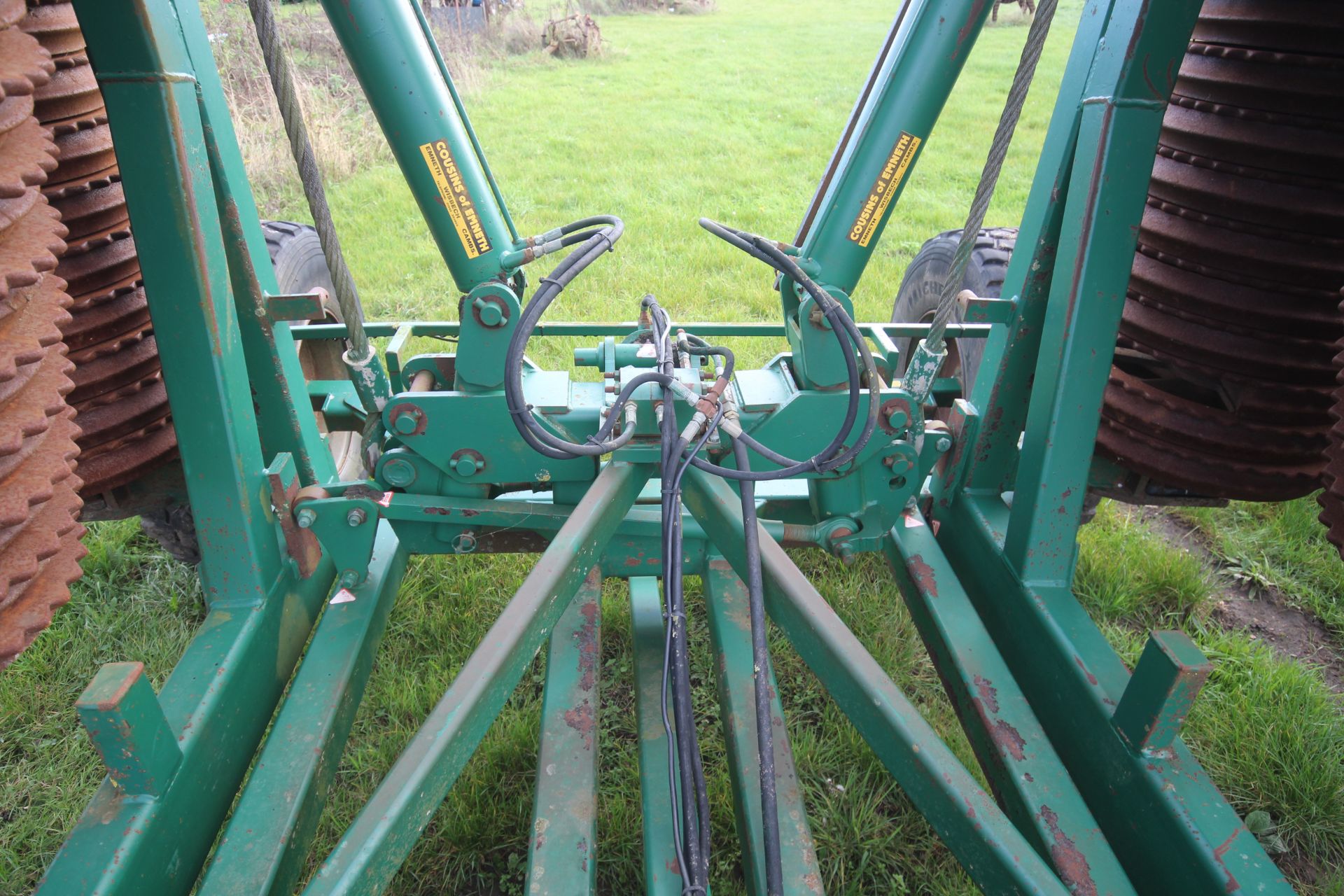 Cousins 12m vertical folding rolls. With breaker rings. 2005. Owned from new. V - Image 45 of 47