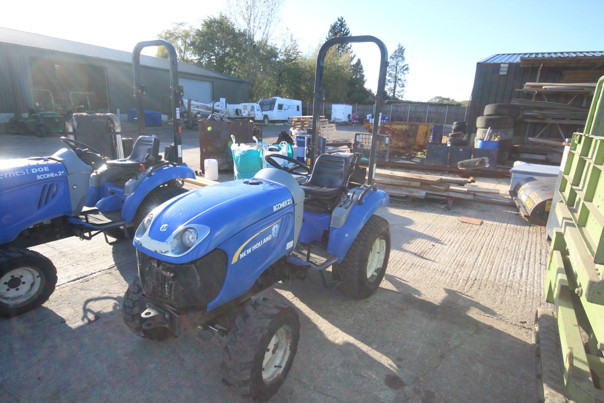 **UPDATED DESCRIPTION** New Holland Boomer 25 4WD compact tractor. Registration AY17 AHF. Date of - Image 4 of 45