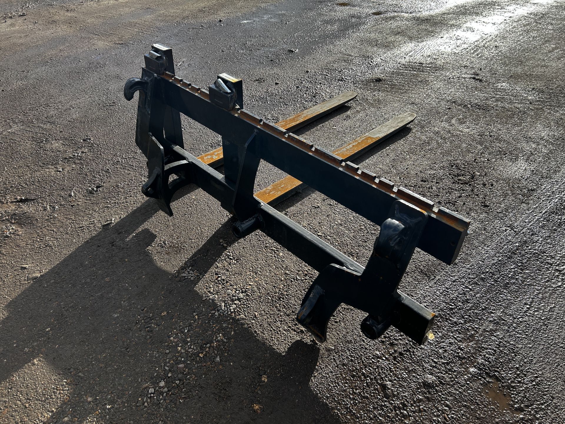 MX Pallet tines. 2022. Euro 8 brackets. Owned from new. For sale due to retirement. Located near - Image 3 of 9