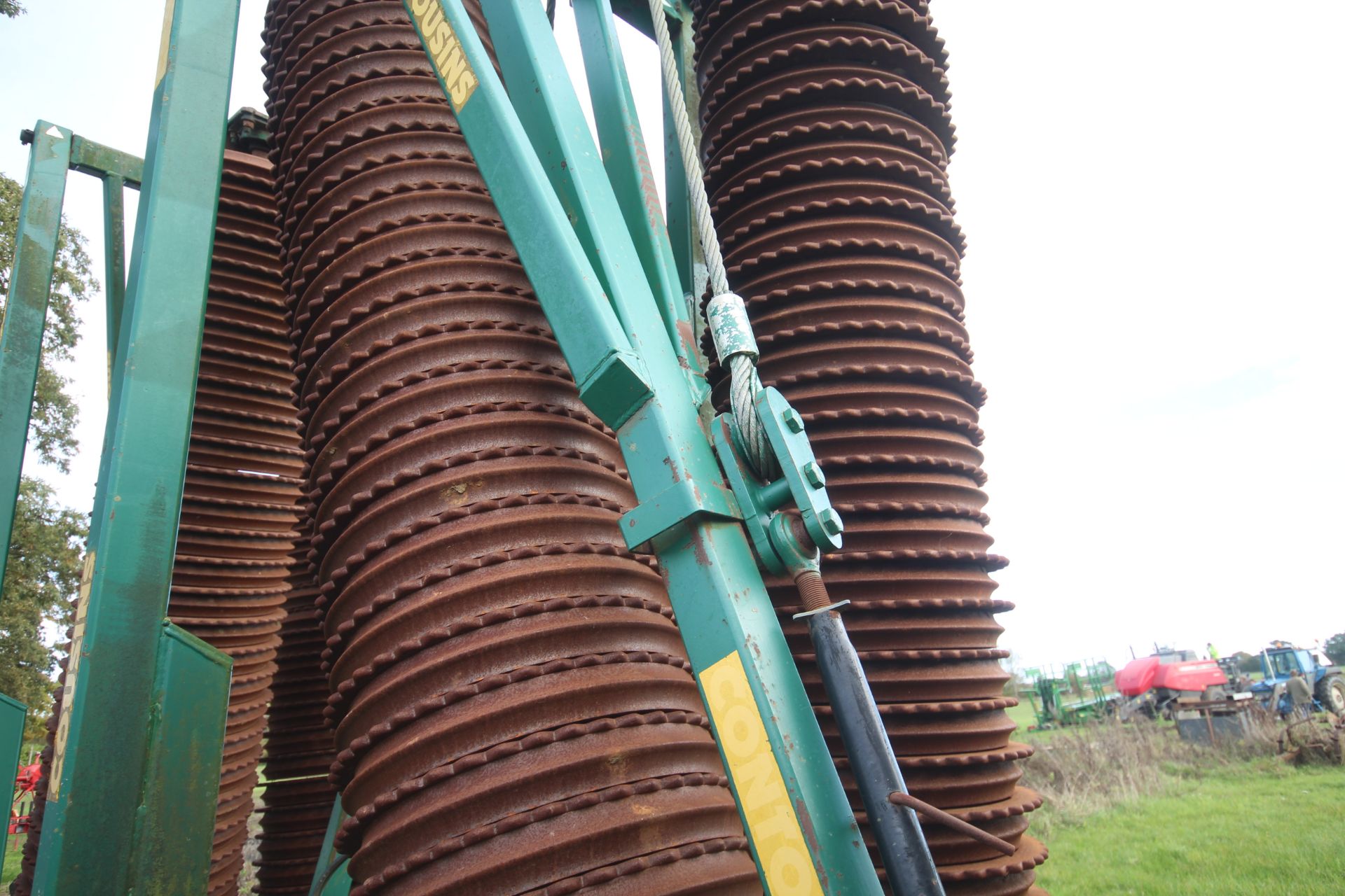 Cousins 12m vertical folding rolls. With breaker rings. 2005. Owned from new. V - Image 16 of 47