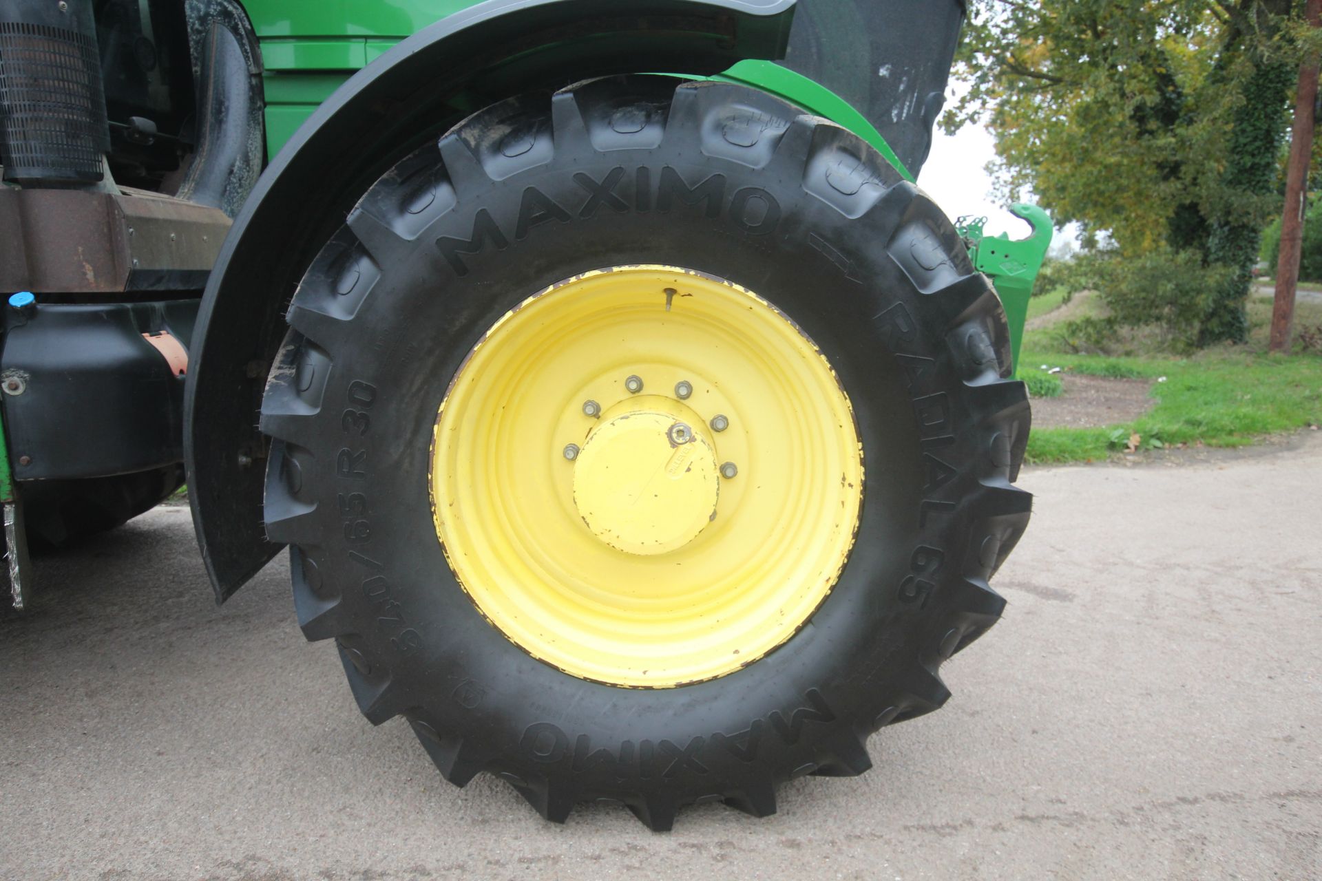 John Deere 6210R 4WD tractor. Registration AU12 CAA. Date of first registration 12/04/2012. Serial - Image 23 of 118