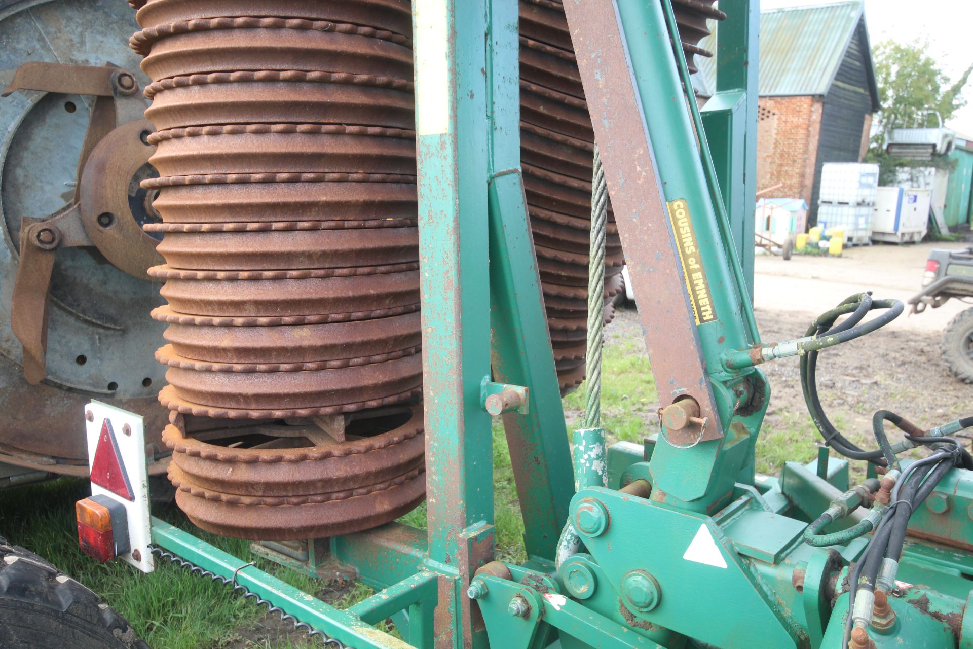 Cousins 12m vertical folding rolls. With breaker rings. 2005. Owned from new. V - Image 26 of 47