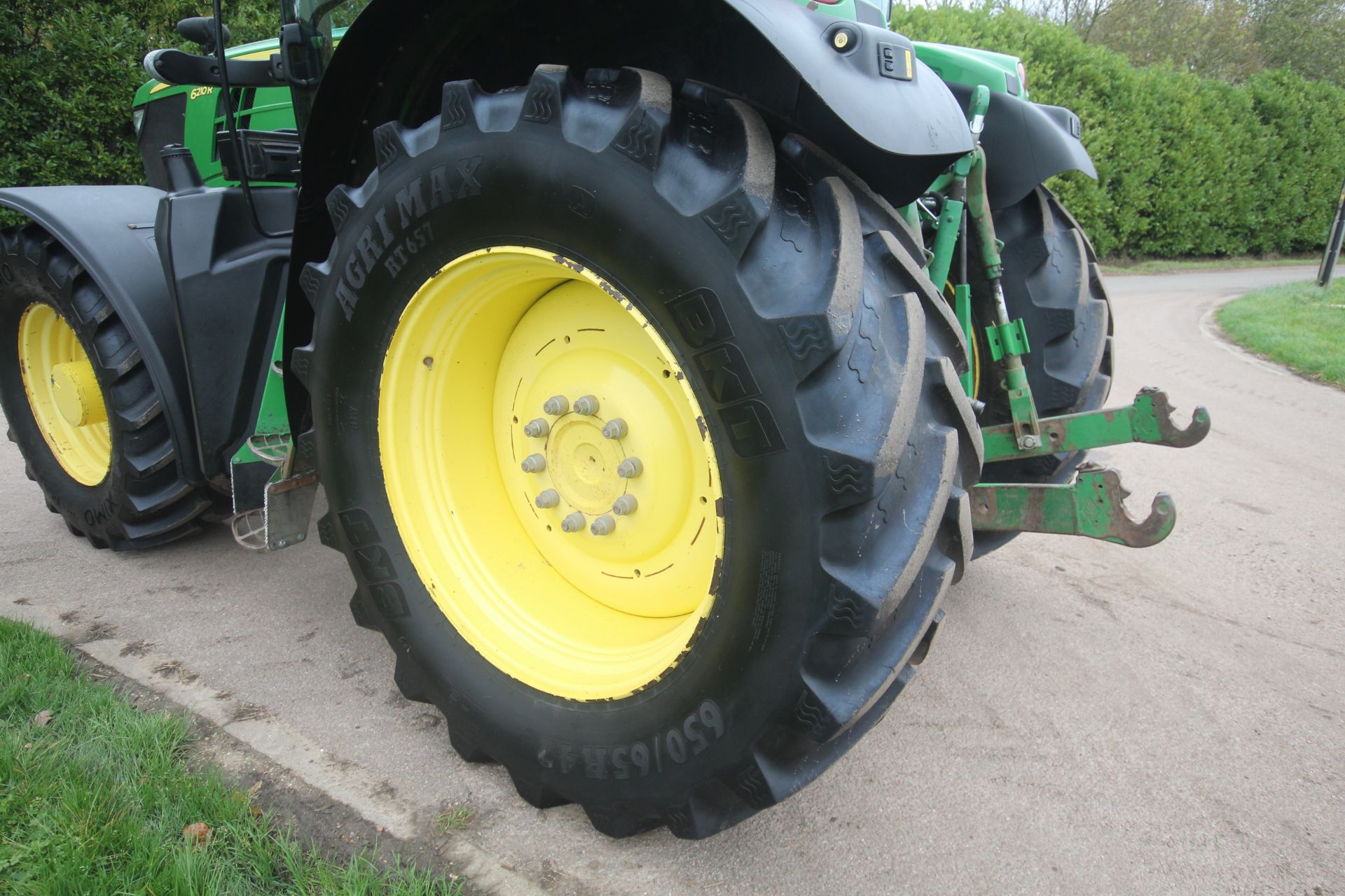 John Deere 6210R 4WD tractor. Registration AU12 CAA. Date of first registration 12/04/2012. Serial - Image 57 of 118