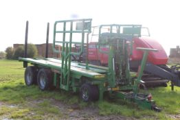 Heath Multichaser 2 MC2 twin axle 12 Hesston bale chaser. 2020. Serial number BB20871. Will also
