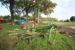 Krone Swadro 46 4.6m single rotor mounted rake. 2019. Owned from new. V