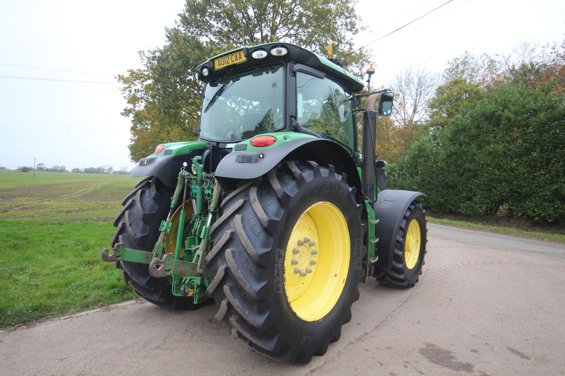 John Deere 6210R 4WD tractor. Registration AU12 CAA. Date of first registration 12/04/2012. Serial - Image 3 of 118