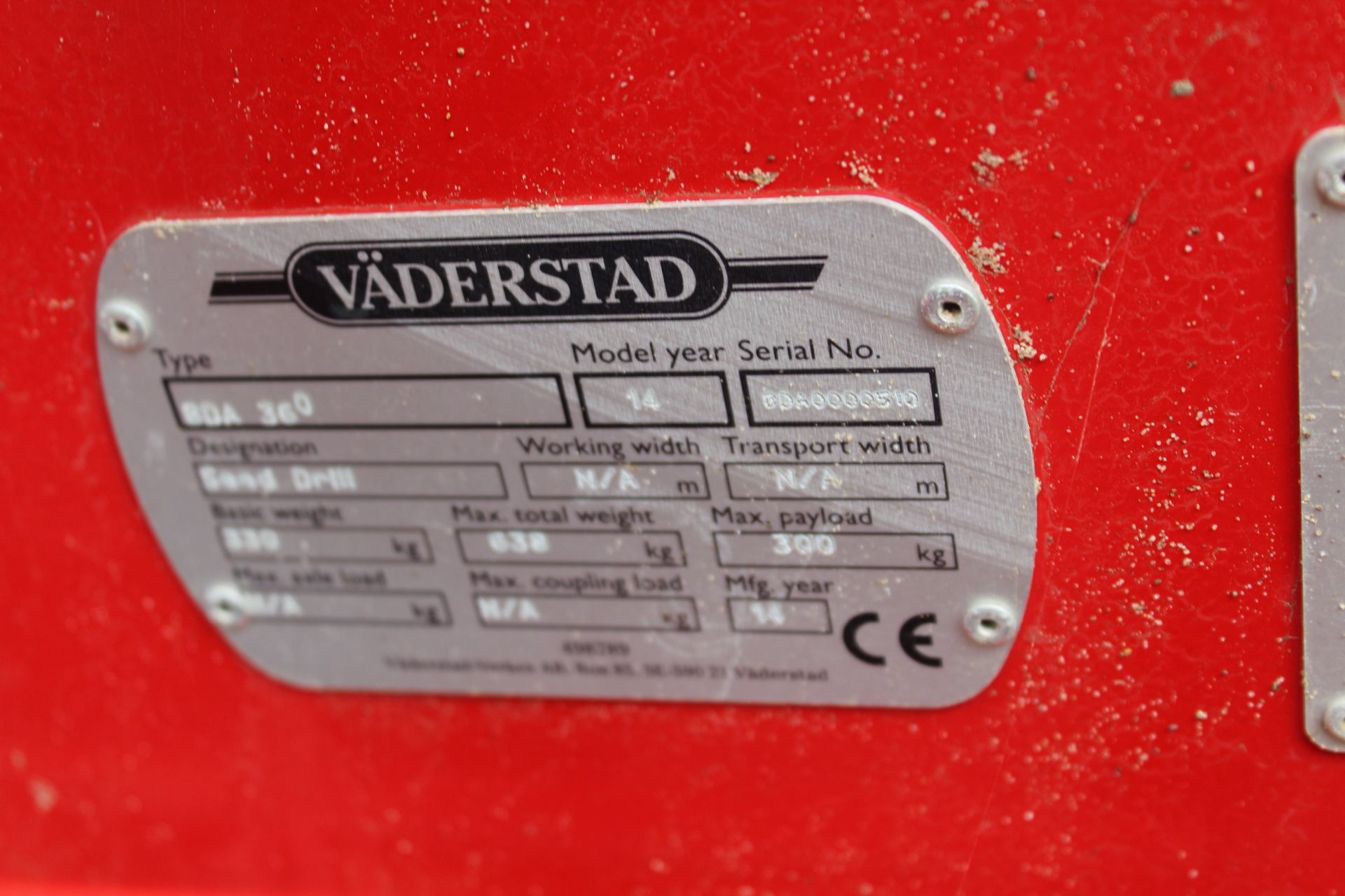 Vaderstad Biodrill 360 seeder. 2014. Currently set up as 15 outlet on bar, previously mounted to - Image 21 of 22