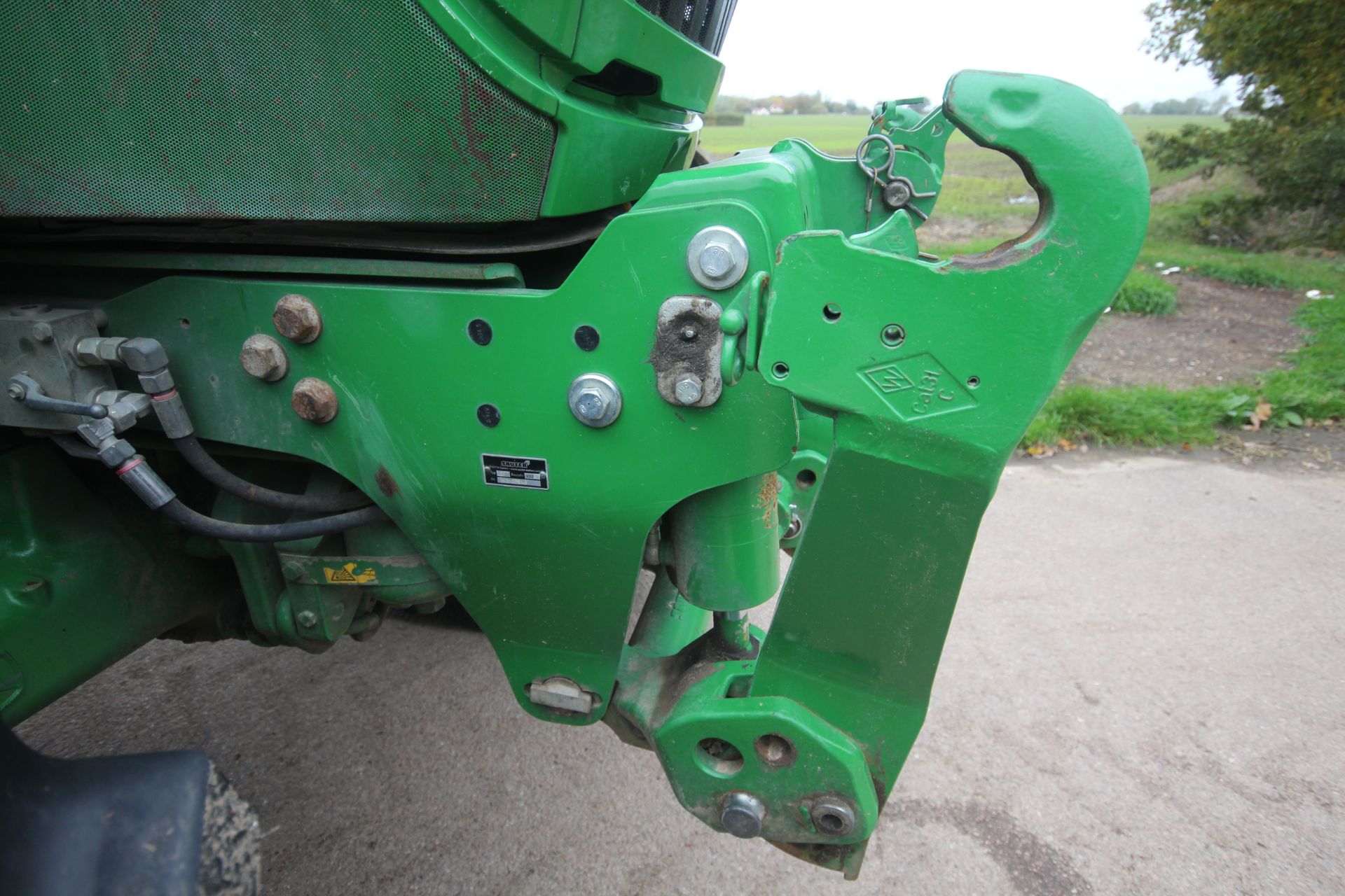 John Deere 6210R 4WD tractor. Registration AU12 CAA. Date of first registration 12/04/2012. Serial - Image 17 of 118