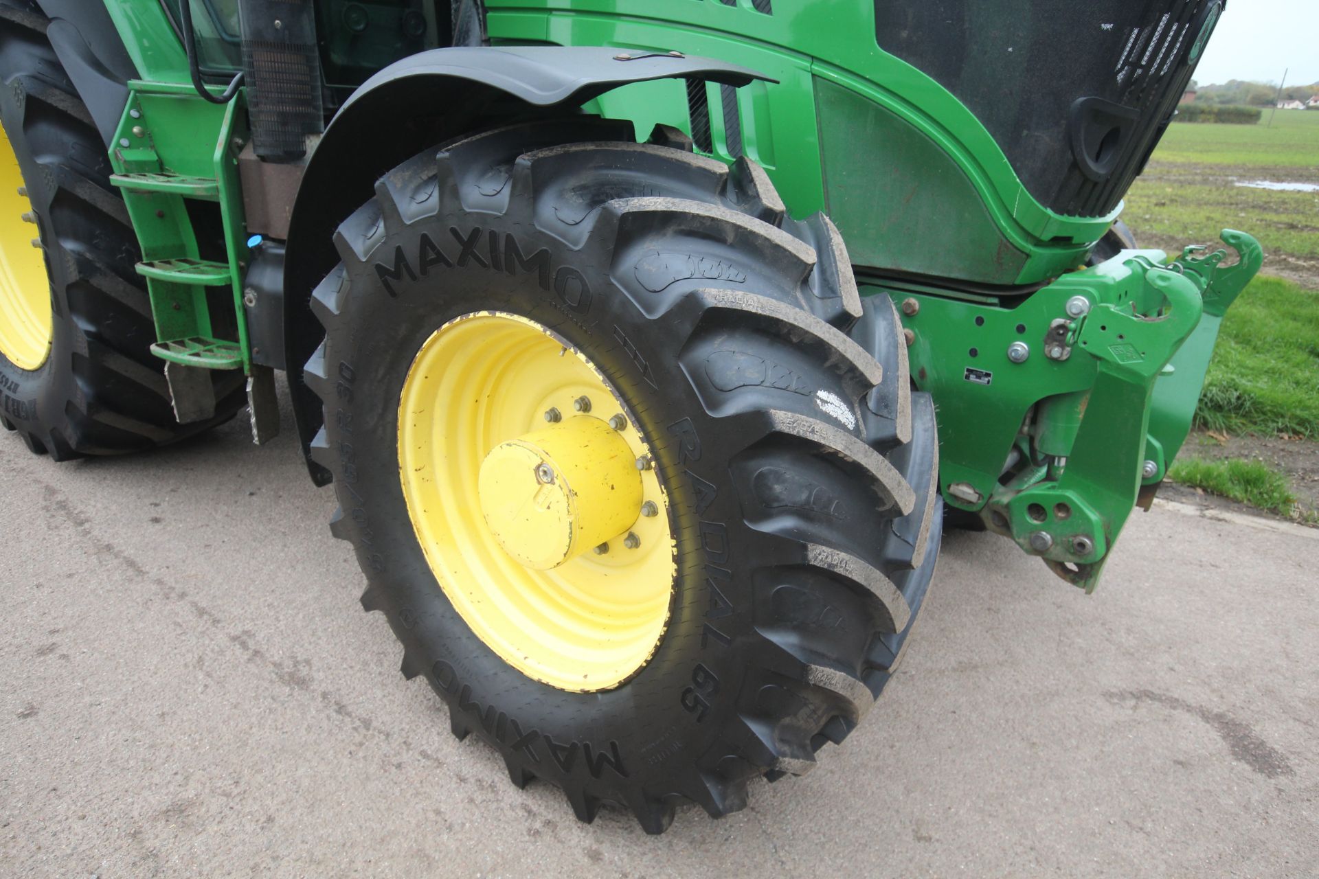 John Deere 6210R 4WD tractor. Registration AU12 CAA. Date of first registration 12/04/2012. Serial - Image 22 of 118