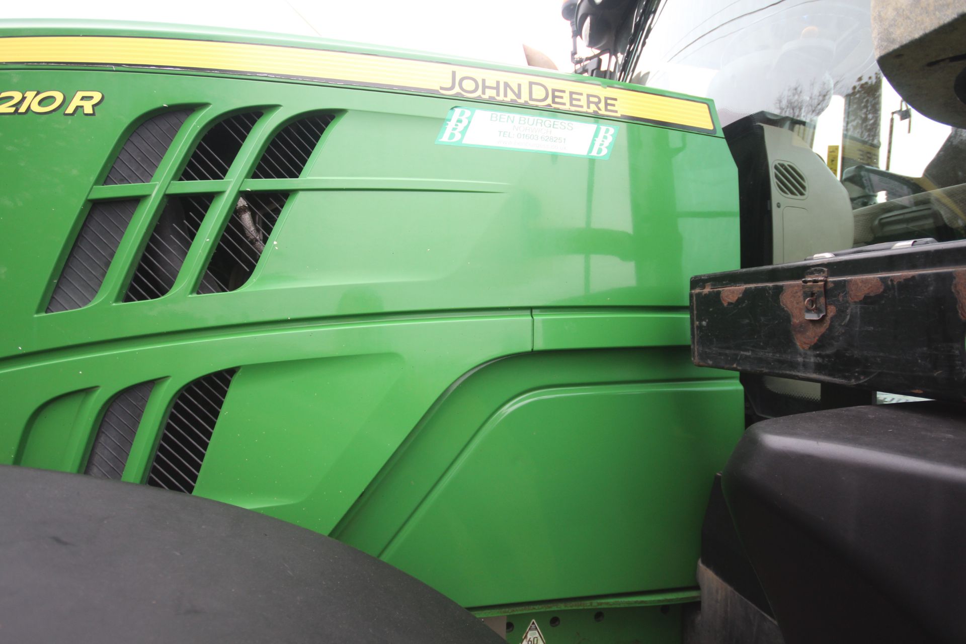John Deere 6210R 4WD tractor. Registration AU12 CAA. Date of first registration 12/04/2012. Serial - Image 75 of 118