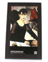 A Christian Schad Gallery poster, 889cm x 58cm