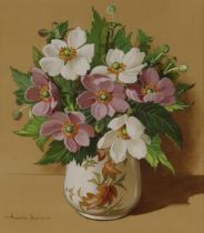 Pamela Davis 1927-2019, "Japanese Anemones", signe