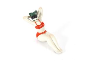 O. Rapaiy for Corosten Porcelain, "Girl In A Red B