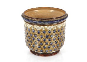 A Doulton Lambeth jardinière, with raised stylised