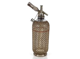 A vintage soda syphon, 35cm high