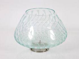 A large mid-20th Century Art Glass vase, having et
