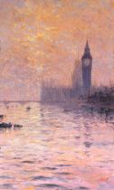 After Monet, study of the Thames and The Houses of