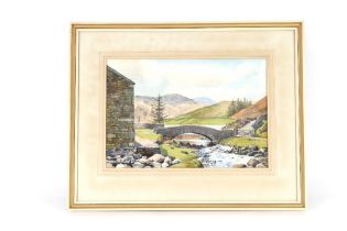 W. Stirling Martin, Yorkshire scene signed waterco