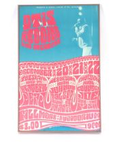 An Otis Redding concert poster, 55cm x 35cm