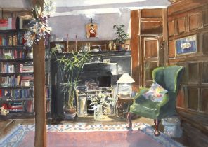 Gill Douglas, "The Gallery Flat" singed watercolou