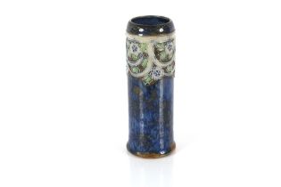 A Doulton glazed stoneware baluster vase, of Art N