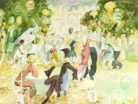 Brian Hinton, "Jazz Party In The Garden", signed w