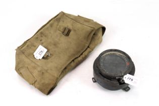 A Type P11 compass with a 37 Patt small pack