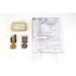 A WWI B.W.M. and Victory medal to 2/ Lieut H.G. Gr