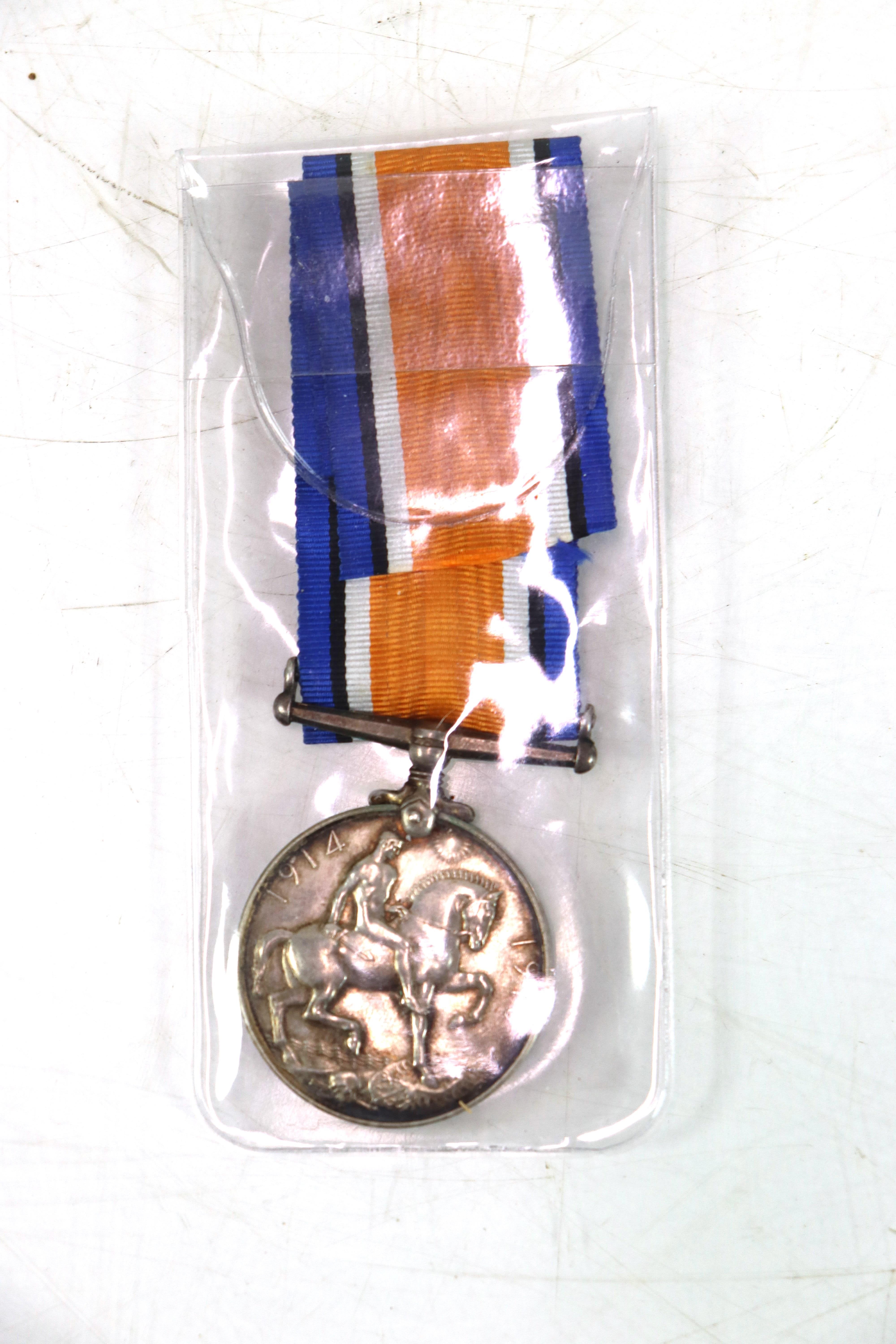 A WWI Casualty B.W.M. and Victory medal to G/43058 - Image 8 of 8