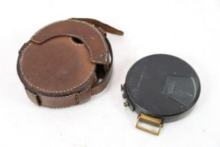 A cased military clinometer by Short & Mason Ltd.