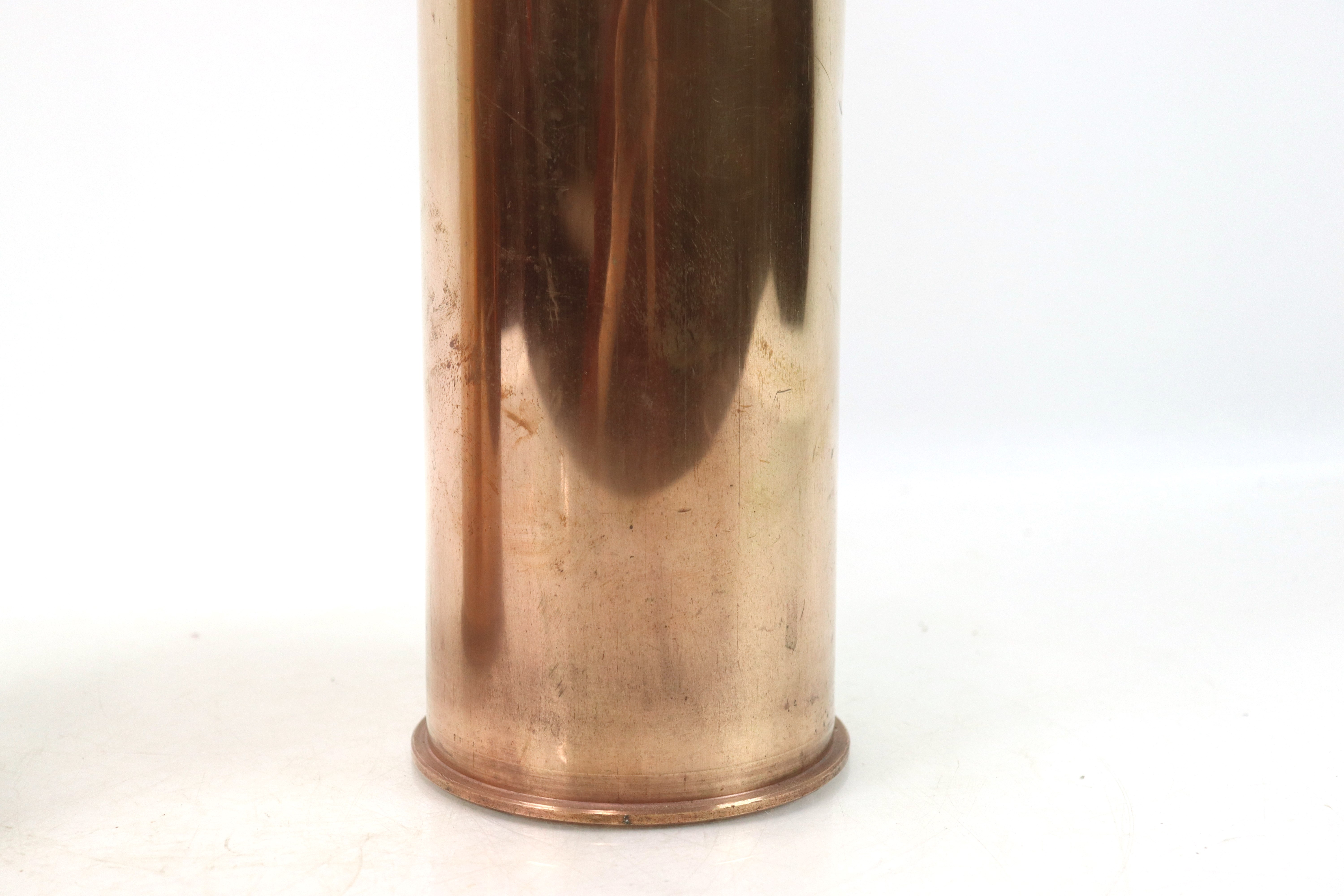 A pair of 105mm M14 shell cases, one with "Free Fr - Image 13 of 15