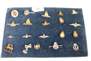 A fine collection of sweetheart brooches