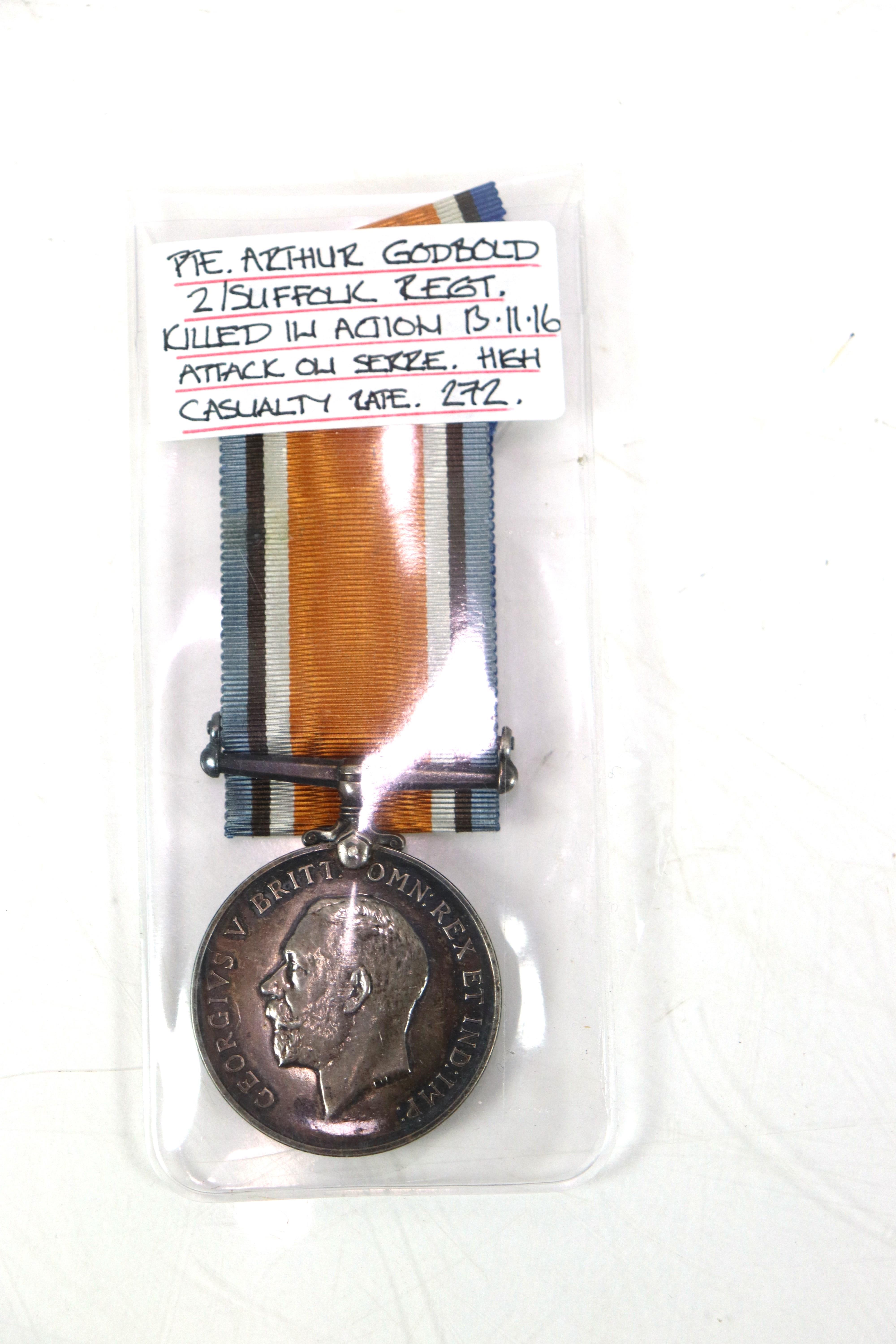 A WWI Casualty B.W.M. and Victory medal to 43721 P - Image 7 of 10