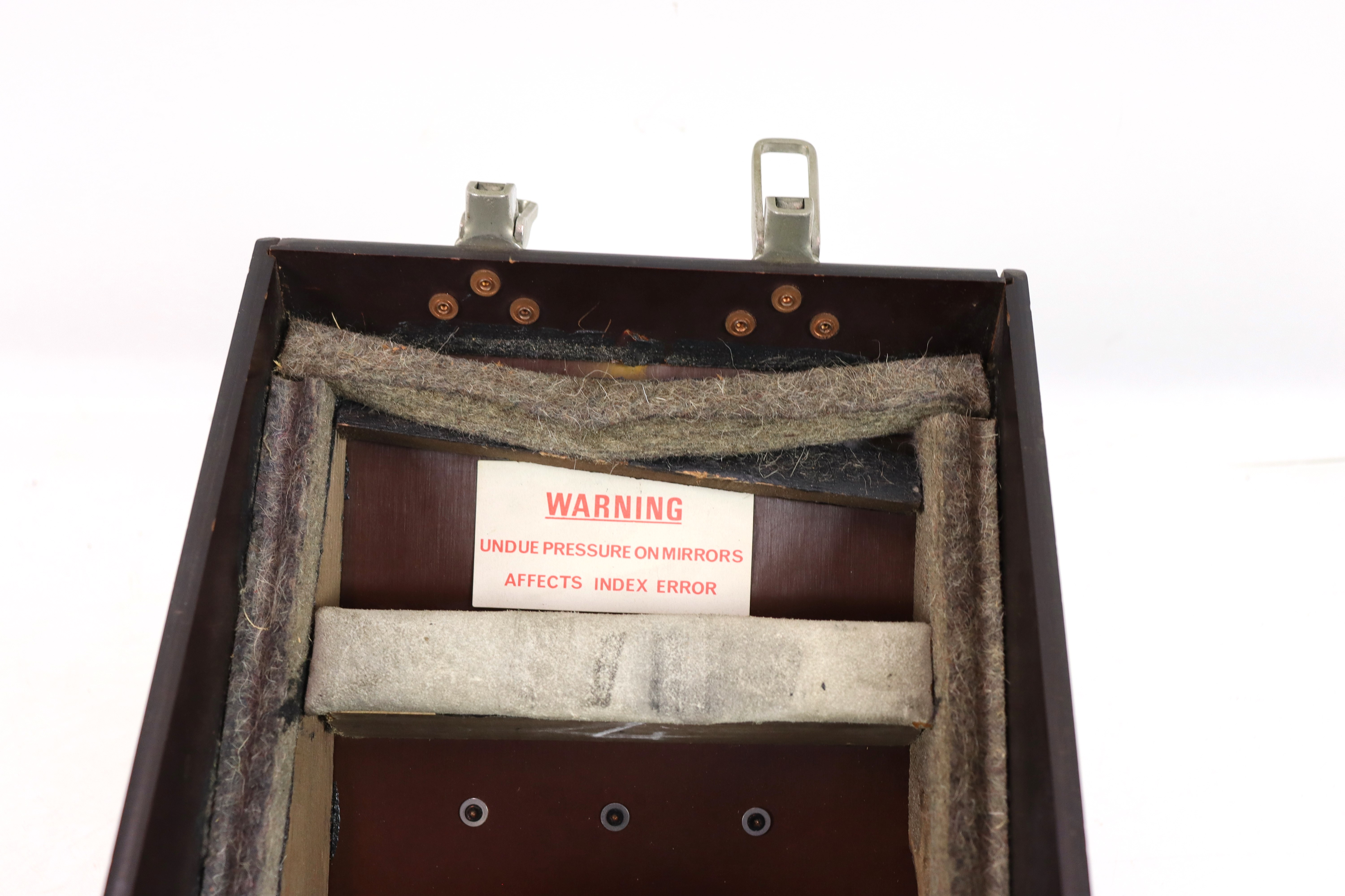 A WWII era cased Bubble Sextant MKIX serial no. 72 - Image 10 of 24