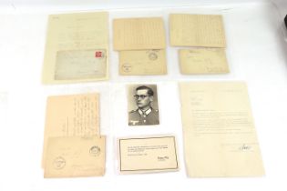 WWII German Casualty documents etc. relating tot h