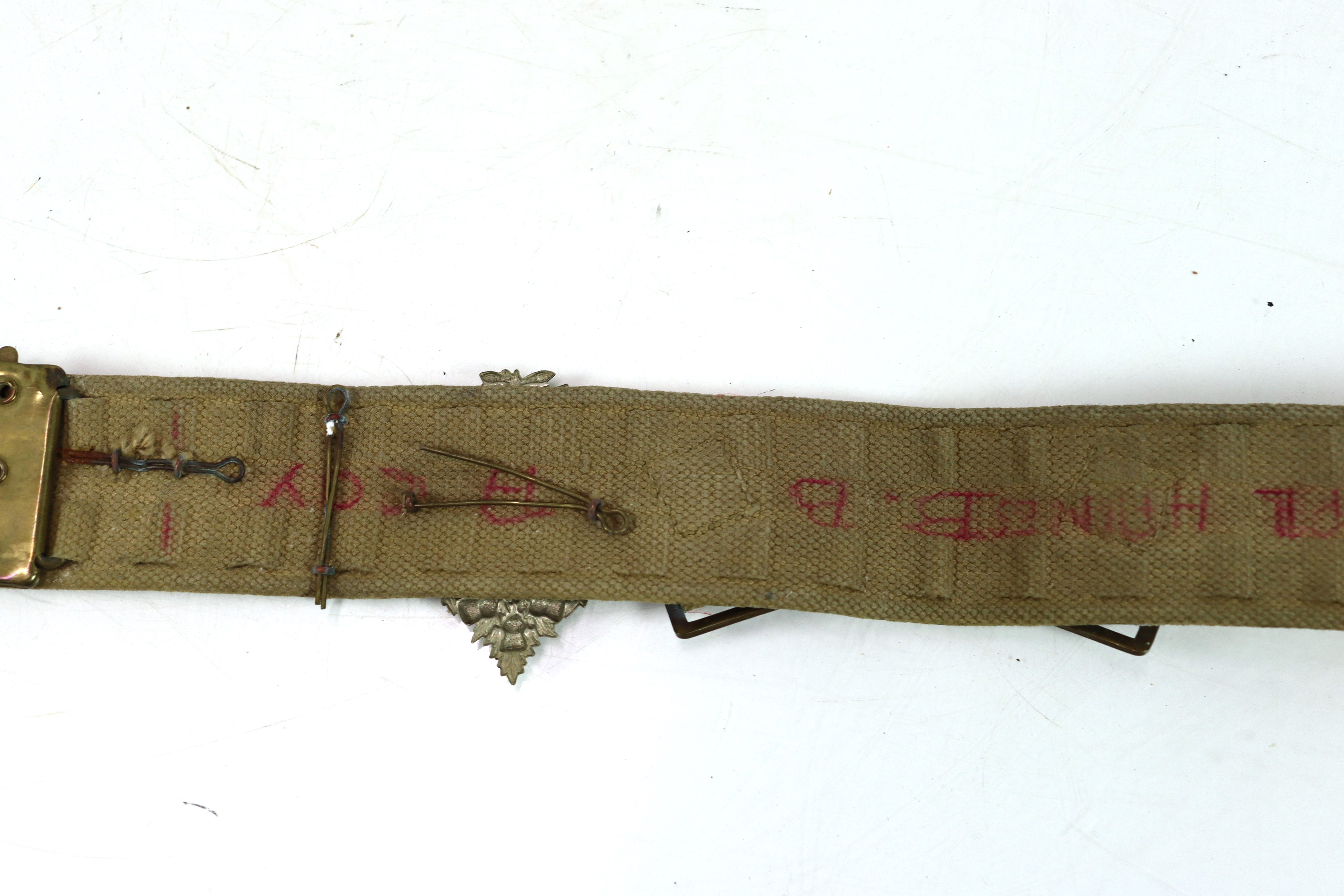 Two 37 patt belts displaying a collection of milit - Image 23 of 24