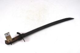 A Dutch East Indies Klewang sword (no scabbard)