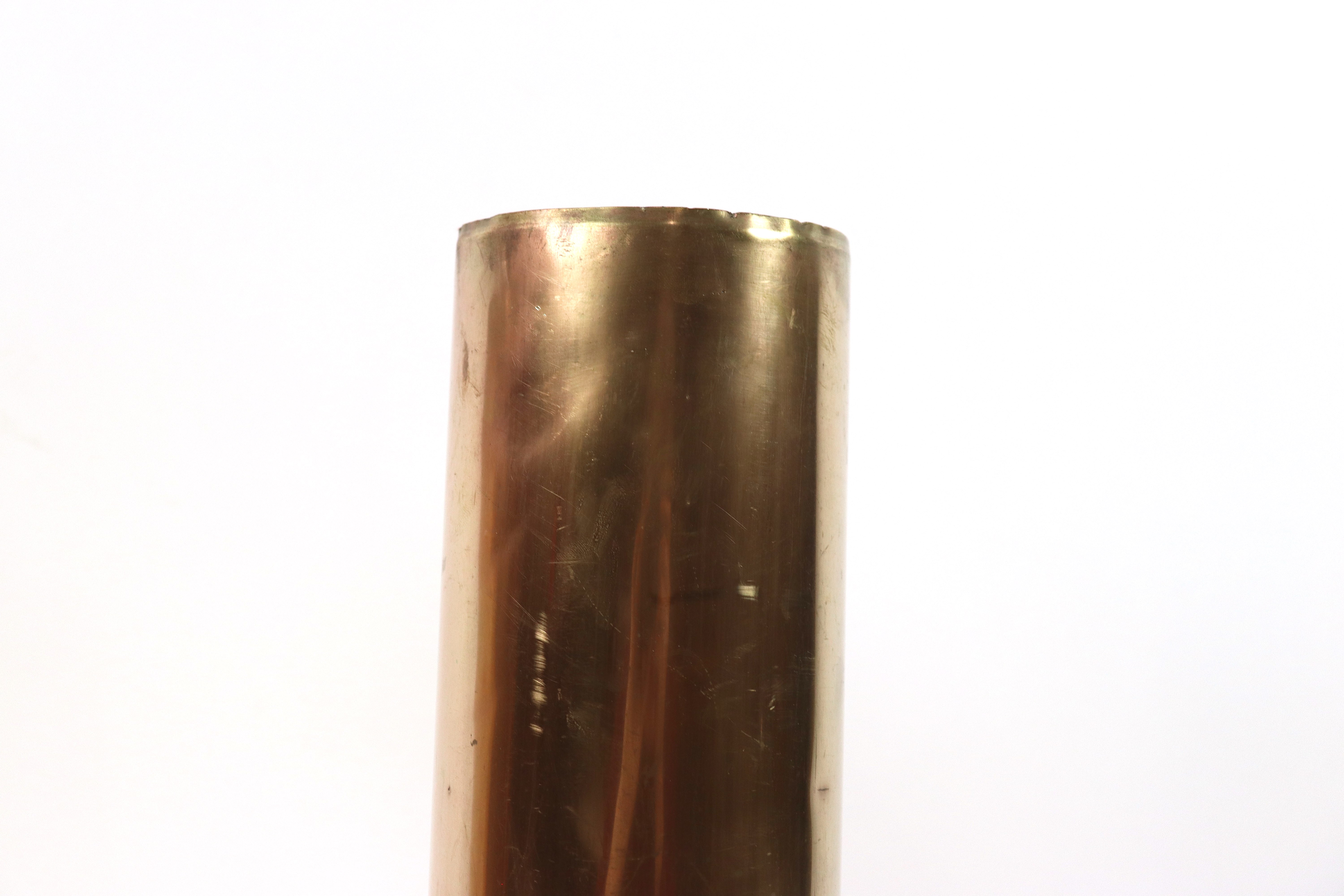 A pair of 105mm M14 shell cases, one with "Free Fr - Image 11 of 15