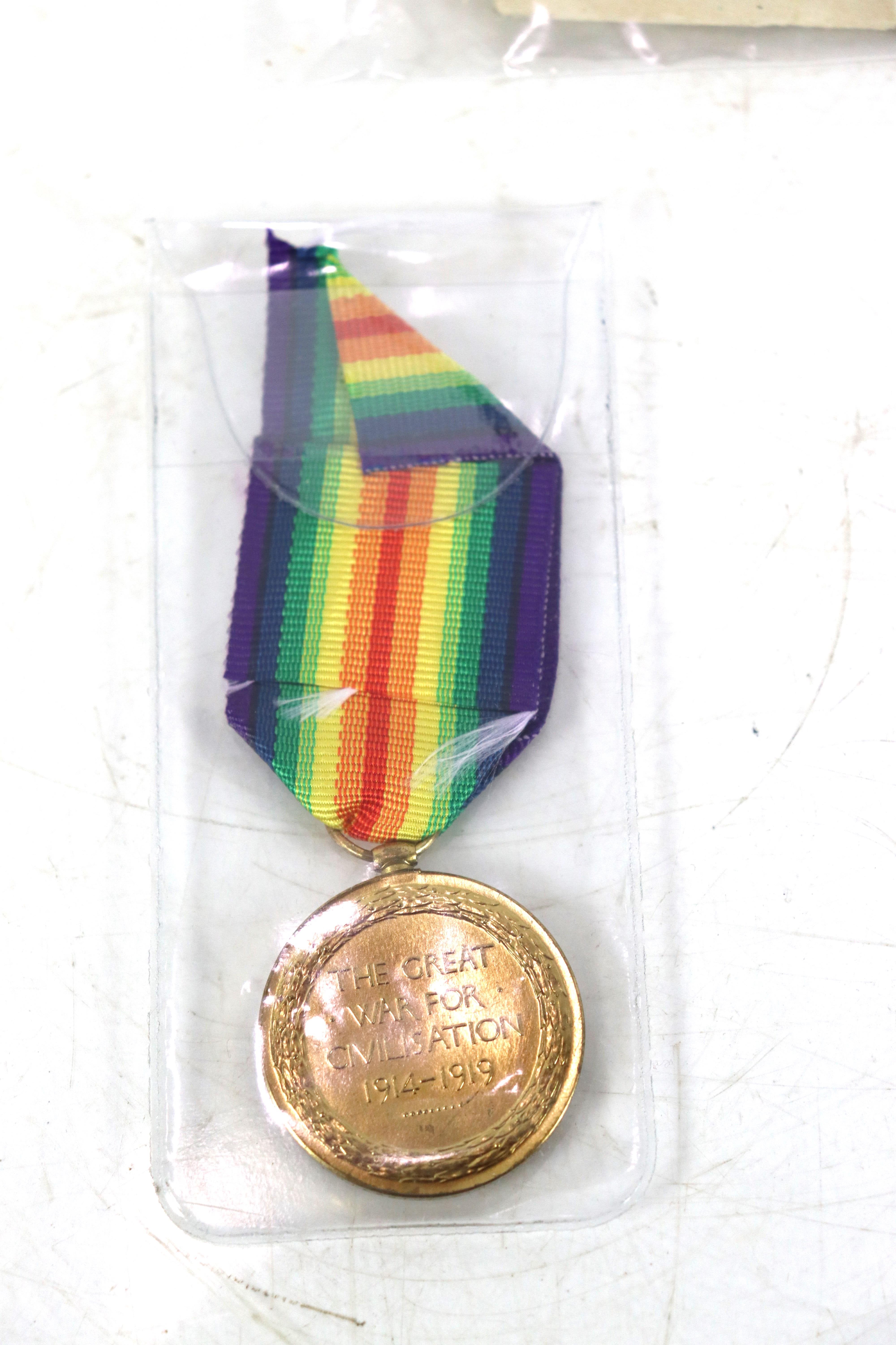 A WWI B.W.M. and Victory medal to 2/ Lieut H.G. Gr - Image 6 of 8