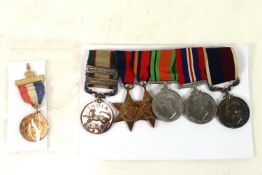 A group of six medals to 515859 Sgt. J.F.I. Swan R