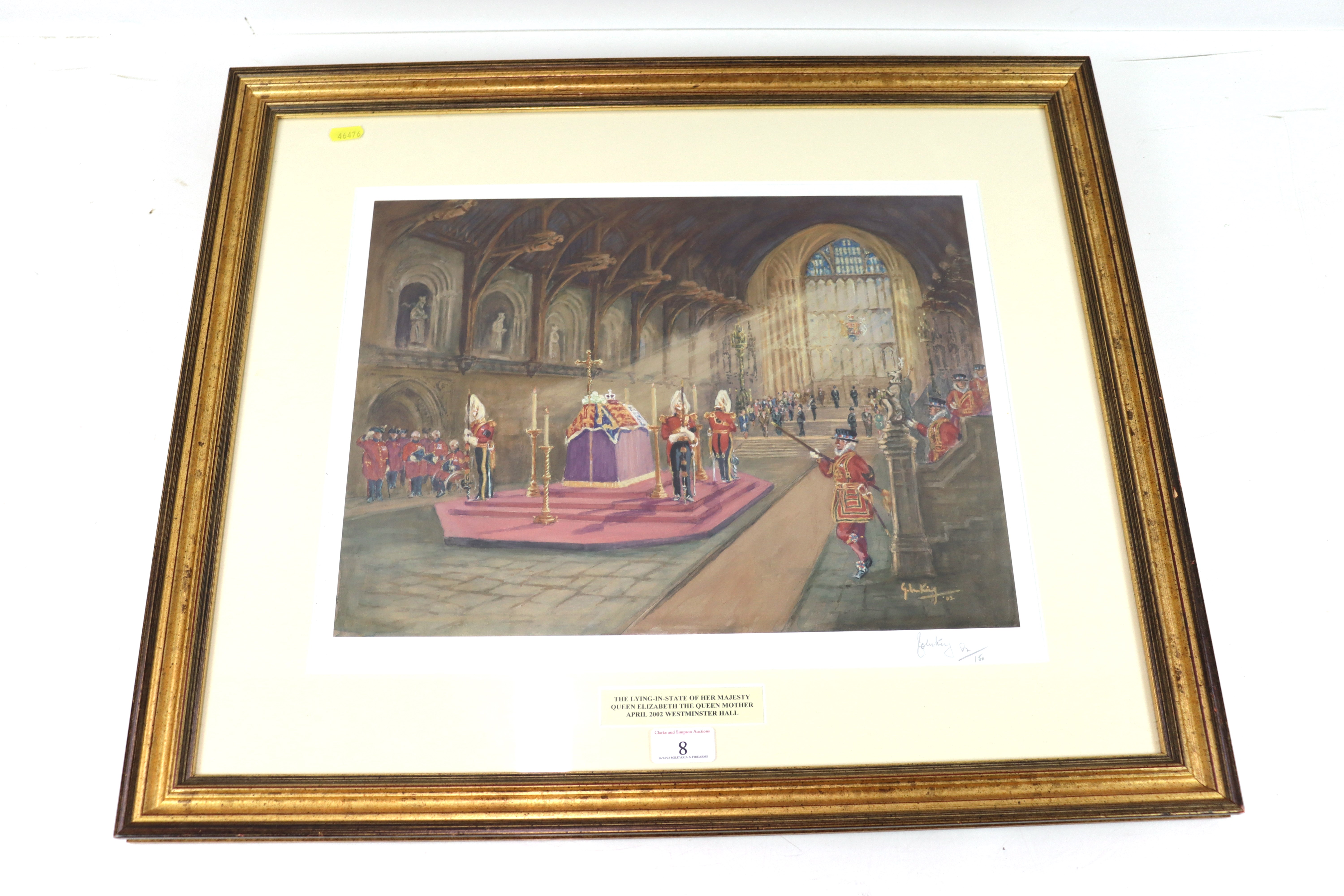 A John King signed limited edition print (82/150)